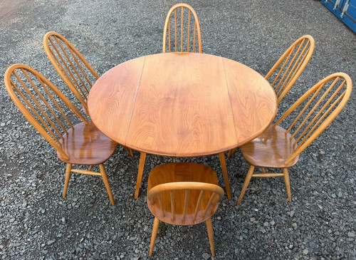 Vintage ercol drop - vintage, dining