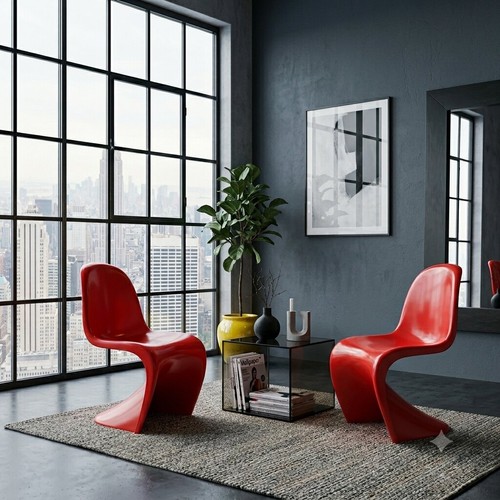Vintage chais vitra panton - vintage,